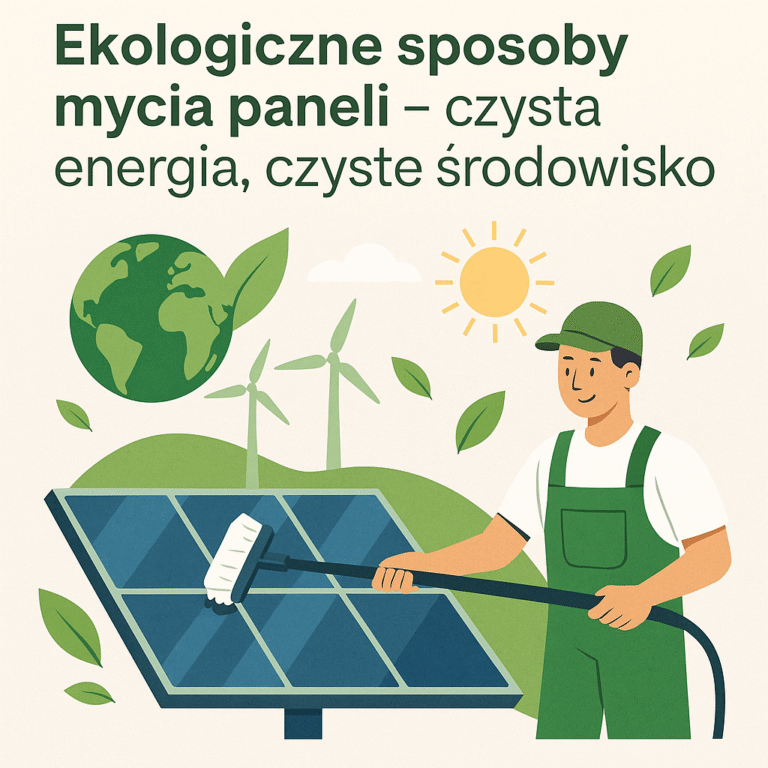 Ekologiczne sposoby mycia paneli – czysta energia, czyste środowisko