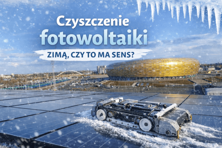Czyszczenie fotowoltaiki zimą, czy to ma sens?
